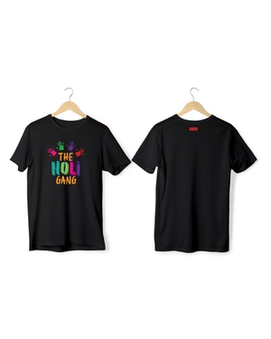 Greys&Blues Dhamaal Pima Round Neck T-Shirt - Black